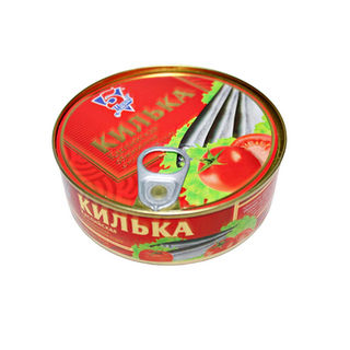 Килька Каспийская неразделанная в томатном соусе 240г